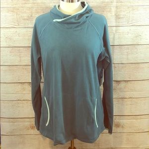 Columbia Blue Glacial Fleece IV Hoodie XL NWT